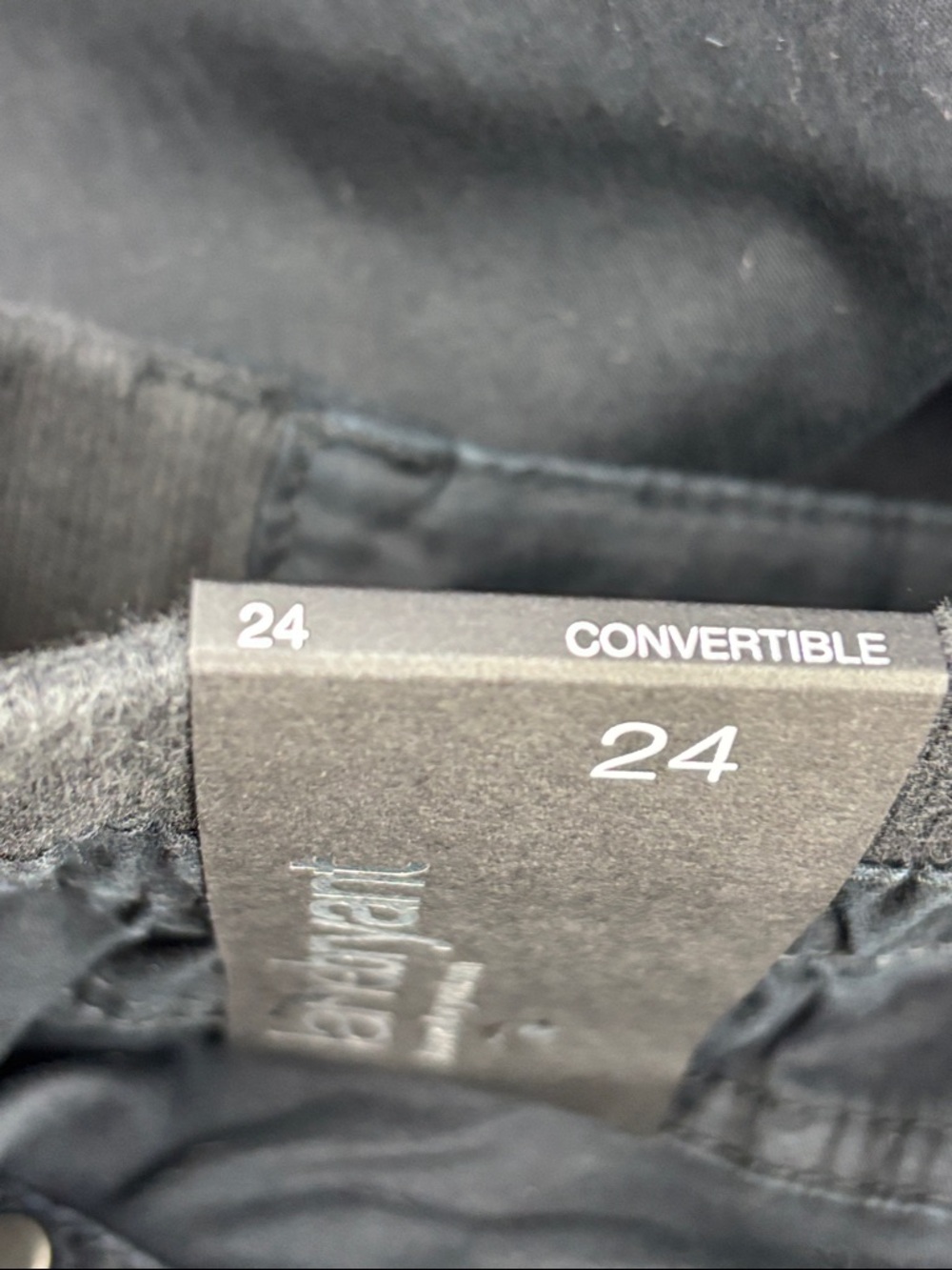 Lane Bryant Black Convertible Pants - 24 NWT - Picture 7 of 9